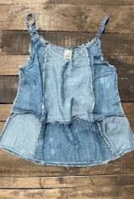 Camiseta sin mangas Jaded Gypsy Patchwork Skies Foto 1 de 2