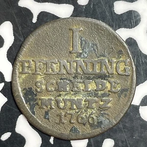 1766 Germany Paderborn 1 Pfennig Lot#T2317 KM#246 - Picture 1 of 2