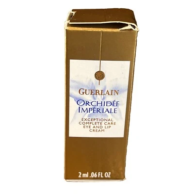 GUERLAIN ORCHIDEE IMPERIALE EXCEPTIONAL EYE AND LIP CREAM SAMPLE 2ml NEW - Image 1 of 2