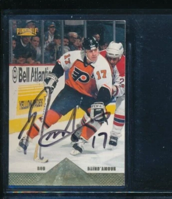 1996-97 Pinnacle #123 Rod Brind'Amour Flyers Signed Autograph (IK15) SWSW6 - Image 1 of 2