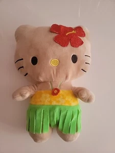 Fiesta Hello Kitty Hula Kitty 12" Plush 2018 Sanrio Hawaiian Stuffed Toy - Picture 1 of 5