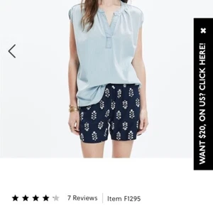 Madewell denim sleeveless top XS - Picture 1 of 5