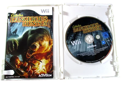 Cabelas Dangerous Hunts 2011 Wii Game M PAL R4 2010 Activision + Manual Tested - Image 1 of 4