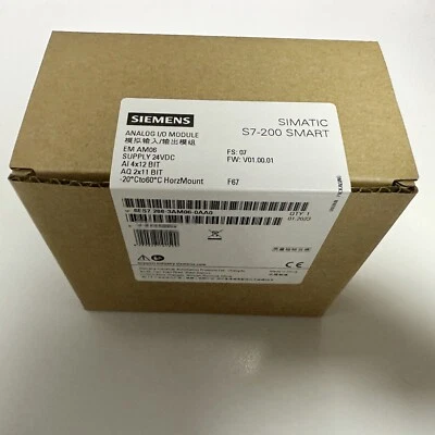 1PC New Siemens 6ES7288-3AM06-0AA0 S7-200 SMART I/O SM AM06 6ES7 288-3AM06-0AA0 - Image 1 of 4