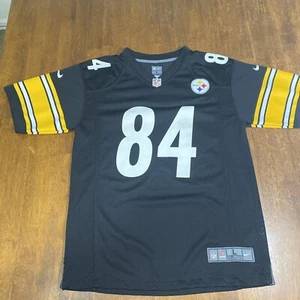 Camiseta Pittsburgh Steelers Antonio Marrón Nike On Field #84 Juvenil Grande Cosida - Imagen 1 de 7