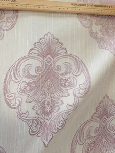 brocade with woven design leaves pattern 110inches wide 260cm luxury curtains - Picture 1 of 12