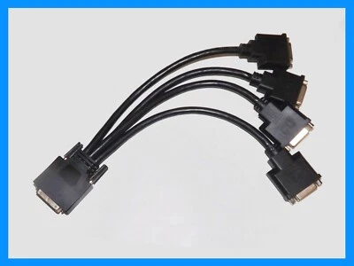 4x DVI (✔️8 Monitor✔️) Video Cable  Outputs are numbered: 1/5, 2/6, 3/7, and 4/8 - Image 1 of 4