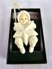 Dept 56 Snowbabies "Swinging on a Star" Christmas Ornament  6810-1 Discontinued