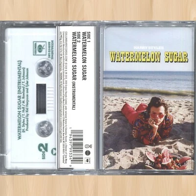 HARRY STYLES Watermelon Sugar CASSETTE SINGLE b/w Instrumental Version      0120 - Image 1 of 3