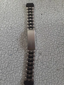 Casio  cinturino Acciaio E Gomma Nuovo Vintage ansa 14 mm - Imagen 1 de 3