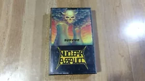 Nuclear Assault Survive,cassette,1988,relativity records! - Picture 1 of 5