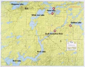 BIRCH LAKE, WHITE IRON LAKE, GABBRO LAKE - Imagen 1 de 1