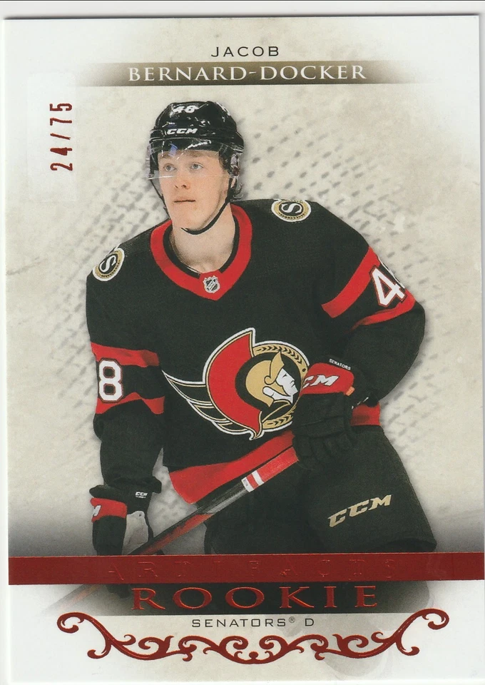  2021-22 Artifacts Autumn #170 Jacob Bernard-Docker 24/75 Ottawa Senators - Image 1 of 1