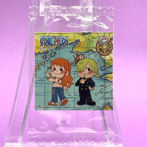 ONE PIECE 25th × Fujiya Milky Sticker Seal Sanji Nami Anniversary 2024 Anime b - Bild 1 von 4