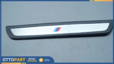 BMW 640i 650i Gran 2013-2019 placa de desgaste del umbral de la puerta delantera izquierda OEM 7277243 Foto 1 de 4