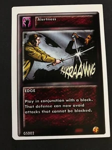Block  ALERTNESS    Highlander 2nd Edition  2E  CCG TCG Legacy  Edge - Picture 1 of 1
