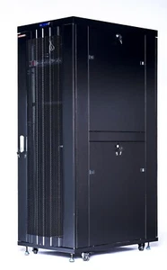 Server Rack 32U Networking Tele It Cabinet Network Data Enclosure / Vented Doors - Picture 1 of 10