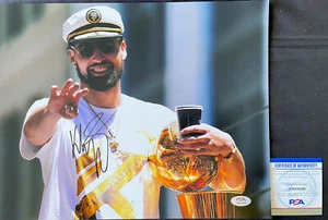 KLAY THOMPSON SIGNED AUTOGRAPHED COA JSA 11X14 PHOTO GOLDEN STATE WARRIORS 1 - Picture 1 of 1
