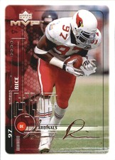 1999 Upper Deck MVP Silver Script Arizona Cardinals Football Card #7 Simeon Rice