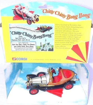 Corgi Toys 1:43 CHITTY CHITTY BANG BANG Movie TV Model Car + Fig. 05301 MIB`99! - Image 1 of 4