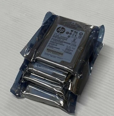 Lot of 4x HP 693569-001 EG0300FCVBF 300GB 6Gb/s 10k  2.5" SAS Hard Disk Drive - Image 1 of 3