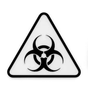 Sign | Biohazard Triangle Sign - Picture 1 of 4