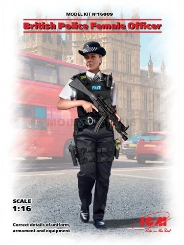 Icm 16009 1/16 British Police Female Officer (100% New Molds) - Image 1 of 1