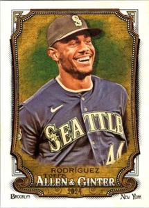 2024 TOPPS ALLEN & GINTER #1 JULIO RODRIGUEZ MARINIERS - Picture 1 of 2