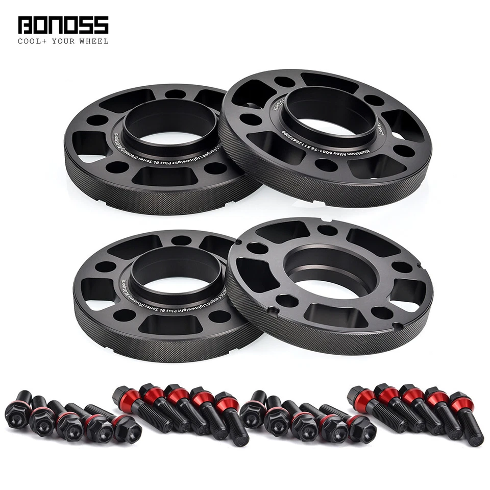 Espaçadores de roda 4x18mm 5x112 forjados 6061T6 CB66.5 para BMW M8 F91 F92 F93 M850i G14 - Imagem 1 de 4