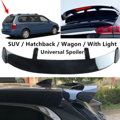 Universal Fit For Kia Sedona 06-14 Rear Tailgate Roof Spoiler Wing With Light - Image 1 of 4