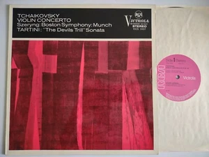 SZERYNG PLAYS TCHAIKOVSKY VIOLIN CONCERTO & TARTINI BSO MUNCH RCA 1037 - Picture 1 of 4