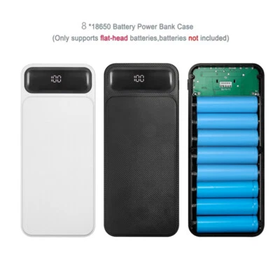 Para 8* 18650 Estuche Ranura Batería Caja de Carga Estuche Hágalo Usted Mismo Banco de Alimentación USB 5V 2A Foto 1 de 4