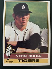 1976 Topps #89 Vern Ruble Detroit Tigers Baseball Card Pitcher