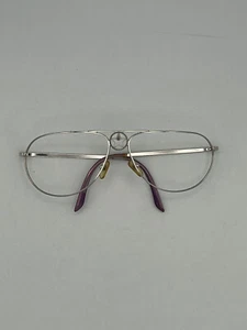 Christian Dior Star Modified Aviator Silvertone Brillengestell Größe 62-18 ca. - Bild 1 von 6