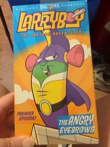 LARRY BOY Cartoon Adventures The Angry Eyebrows 2002 VHS - Picture 1 of 1