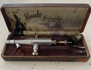 Vintage PAASCHE Airbrush Werkzeug Typ VL mit Originalkarton Nr. 9345 Mid Century USA - Bild 1 von 10