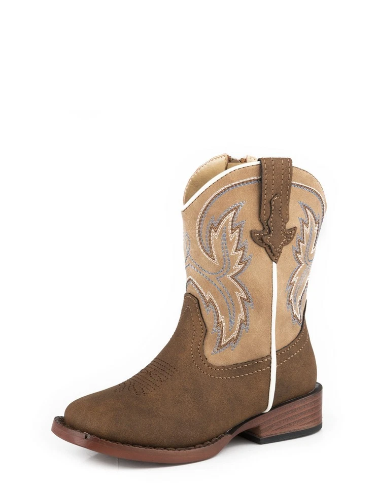 Roper Western ботинки для мальчиков искусственной кожи коричневый 09-017-1900-3368 BR - Изображение 1 из 1