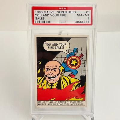 1966 Marvel Super Heroes #8 PSA 8 NM-MT, "You And Your Fire Sales" - Image 1 of 2
