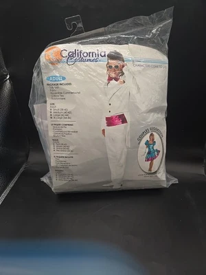 California Costumes 80's Prom Suit Men's  White Adult X-Large *NEW* RARE - Image 1 of 4