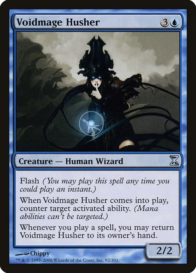 Voidmage Husher 92 LP Normal Time Spiral MTG EN - Image 1 of 1