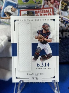 2016 Panini National Treasures Game Dated Evan Gattis #GD-EG /99 - Picture 1 of 3
