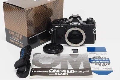 OLYMPUS OM-4 Ti Body Black Film Camera with Original Box♪ /t21 - Image 1 of 4