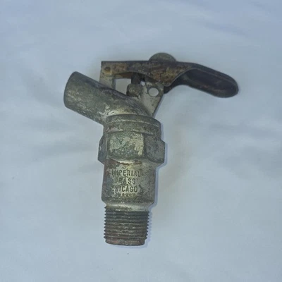 Grifo de tambor de barril de cierre automático Imperial de latón completo funciona 1 pulgada Foto 1 de 4