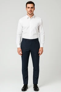Pantalones ajustados de tweed espiga Cavani para hombre PRP 69,99 - Imagen 1 de 6