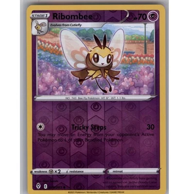 Ribombee Reverse Holo Uncommon SWSH07: Evolving Skies 079/203 NM - Image 1 of 2