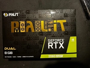 Palit GeForce RTX 2060 SUPER DUAL 8GB GDDR6 Graphics Card - Picture 1 of 4