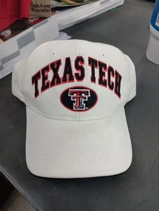 Texas Tech University Red Raiders Zephyr Adjustable Hat Cap Men Women NCAA White - Picture 1 of 5
