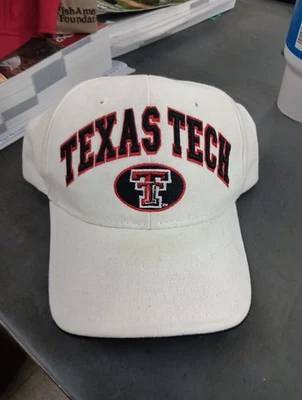 Texas Tech University Red Raiders Zephyr Adjustable Hat Cap Men Women NCAA White - Image 1 of 4