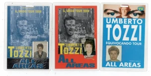 LOTTO 3 PASS CONCERTI DI UMBERTO TOZZI 1995/96 leggi bene la descrizione - Picture 1 of 1