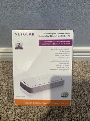 NetGear  (GS608) 8-Ports External Switch - Image 1 of 4
